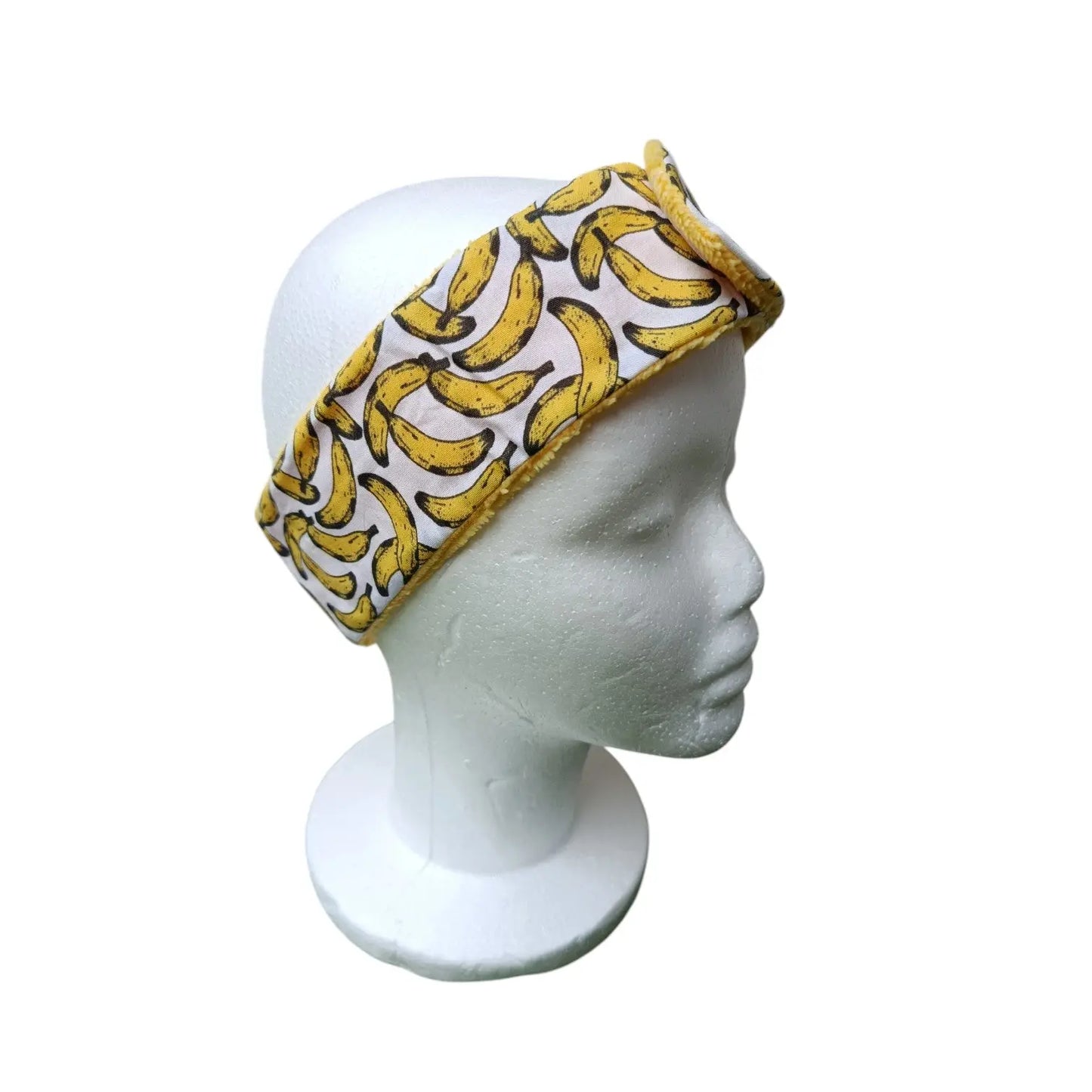 Bandeau de soin visage bananes Les p'tites cousettes d'Ophélie