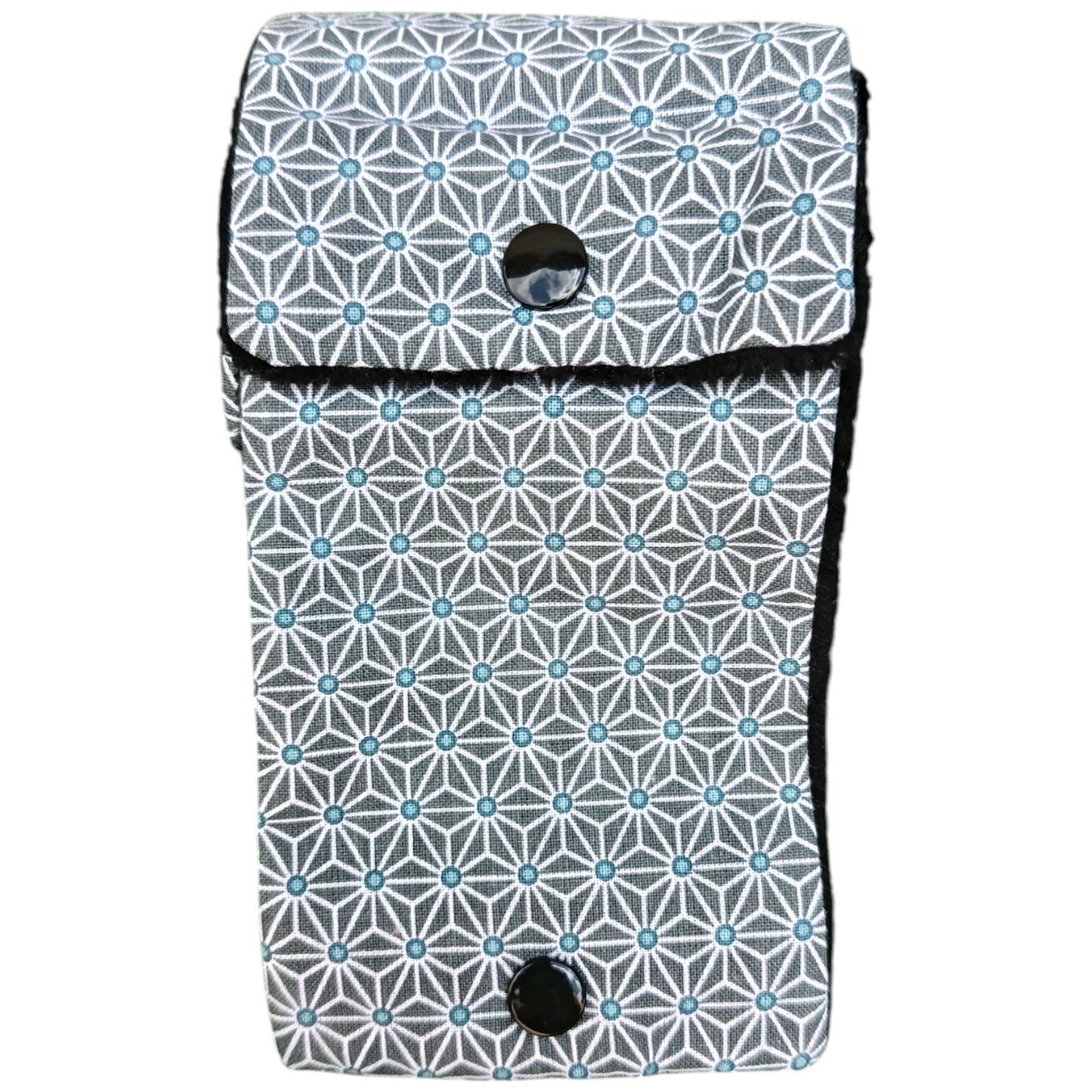 Papier toilette lavable et réutilisable géométrie noire