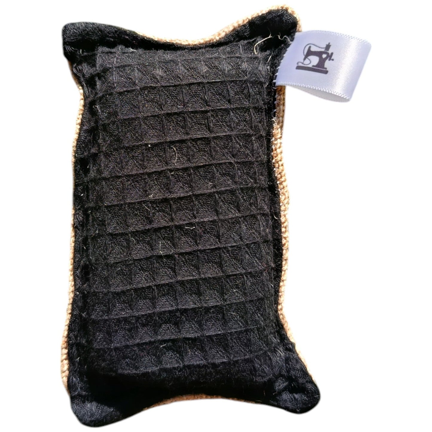 Eponge lavable réutilisable noire Les p'tites cousettes d'Ophélie