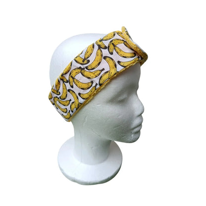 Bandeau de soin visage bananes Les p'tites cousettes d'Ophélie