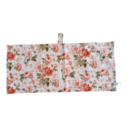 Emballage sandwich baguette fleur rose vintage