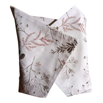 Emballage sandwich pain de mie fleurs de coton
