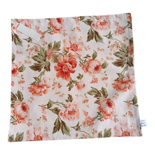 Emballage sandwich réutilisable pain de mie roses vintage Les p'tites cousettes d'Ophélie