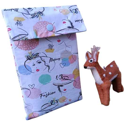 Pochette à livre en tissu femme Les p'tites cousettes d'Ophélie