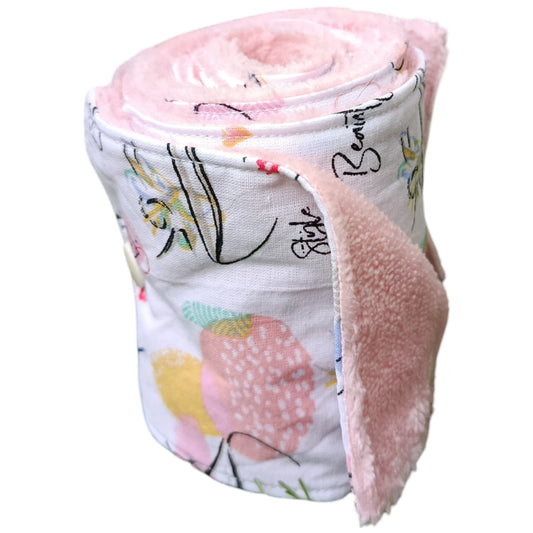 Papier toilette lavable et réutilisable femme rose clair