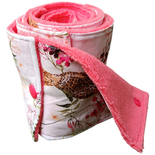 Papier toilette lavable et réutilisable rose