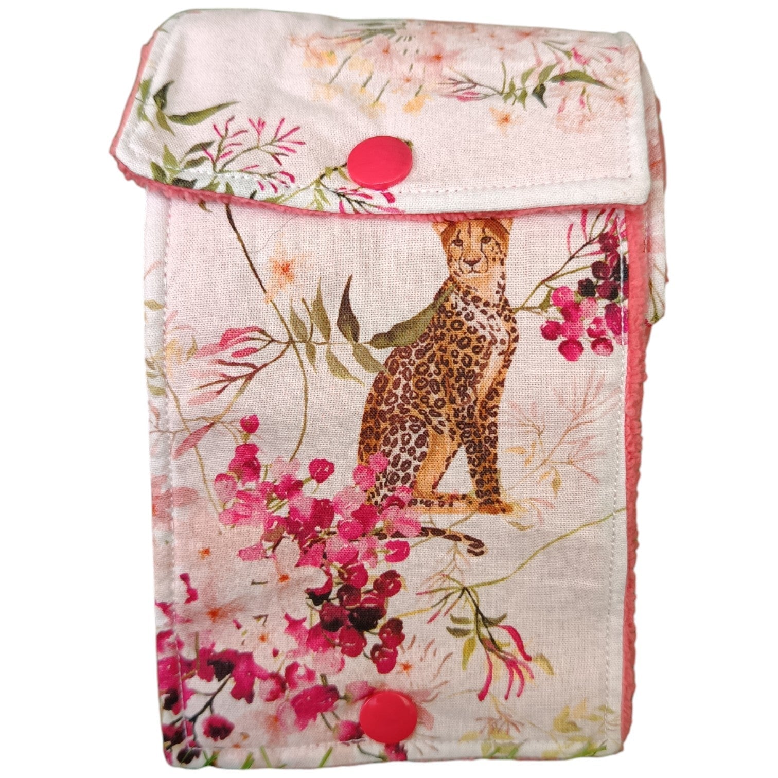 Papier toilette lavable et réutilisable rose Les p'tites cousettes d'Ophélie