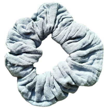Chouchou gaze de coton bleu clair Les p'tites cousettes d'Ophélie