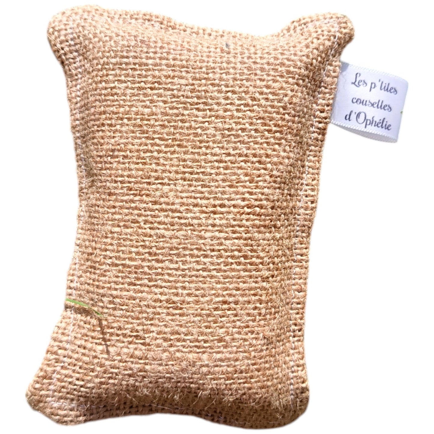 Eponge lavable et réutilisable blanche Les p'tites cousettes d'Ophélie