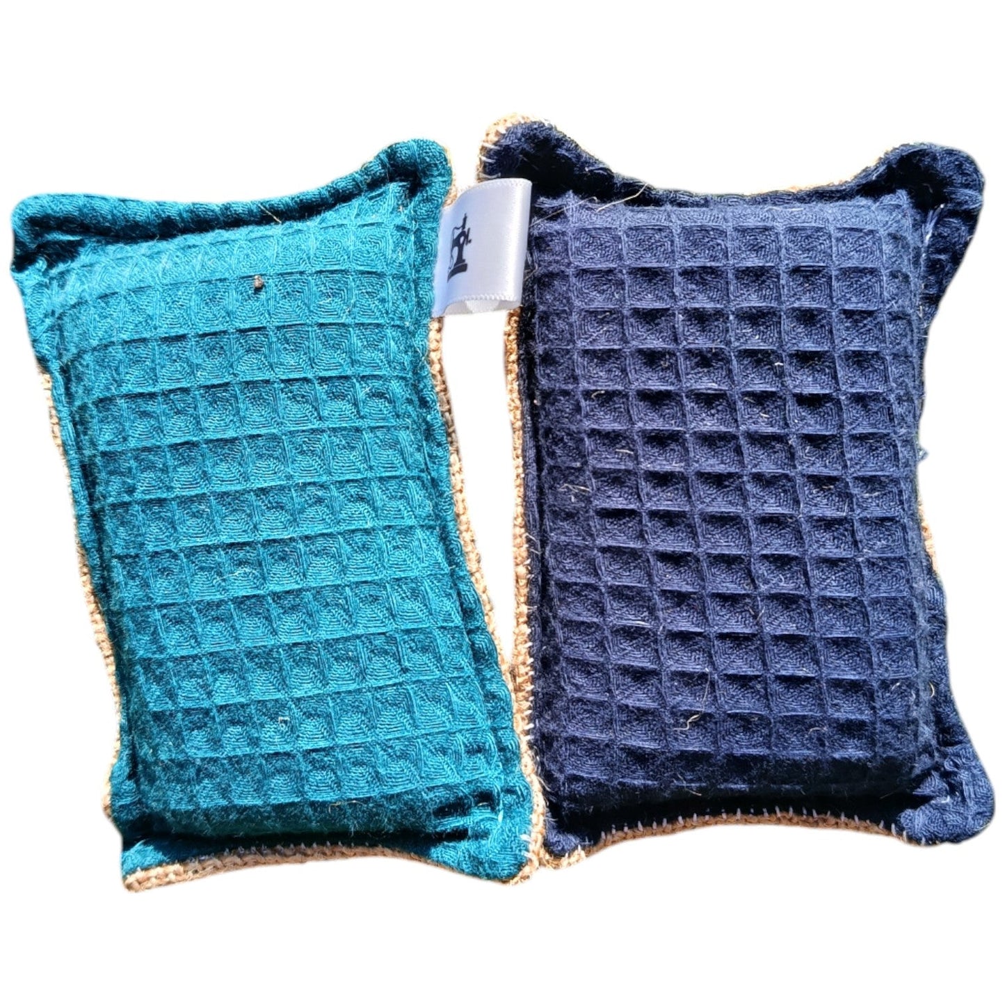 Eponge lavable et réutilisable bleu marine Les p'tites cousettes d'Ophélie