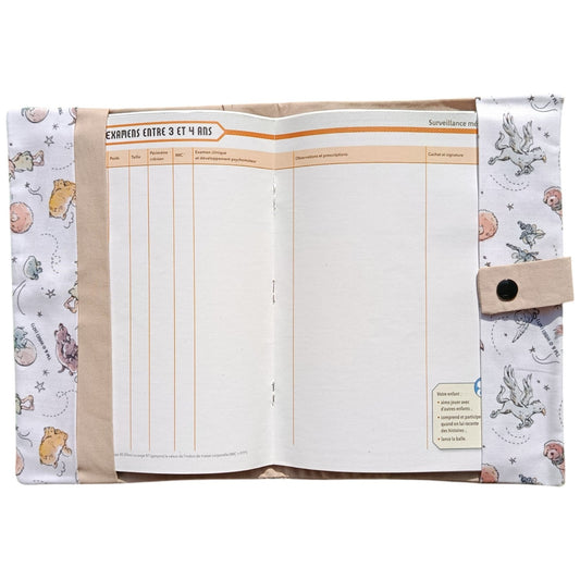 Protège carnet de santé personnalisable Harry Potter Dobby Les p'tites cousettes d'Ophélie