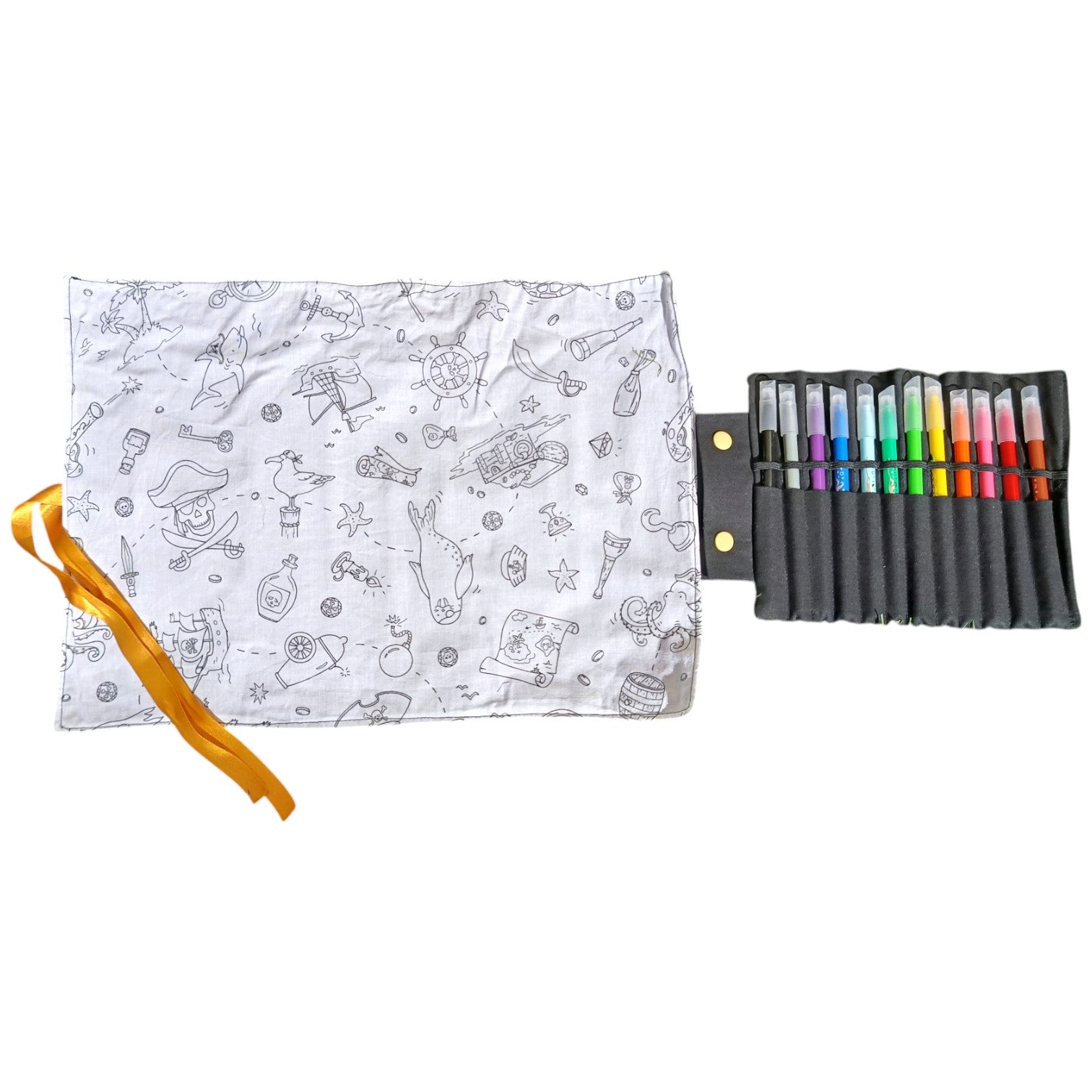 Set à colorier pirates
Fournis avec ses crayons
Lavable et réutilisable